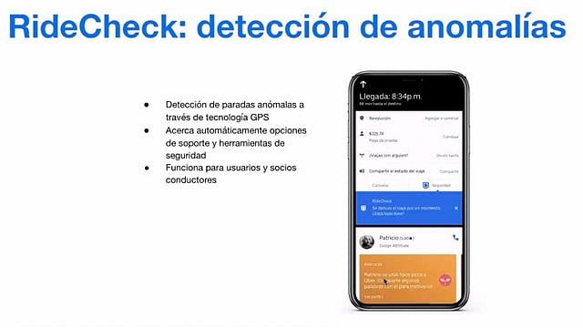 Uber Ridecheck Actualización de “RideCheck” de Uber dará más seguridad en los viajes
