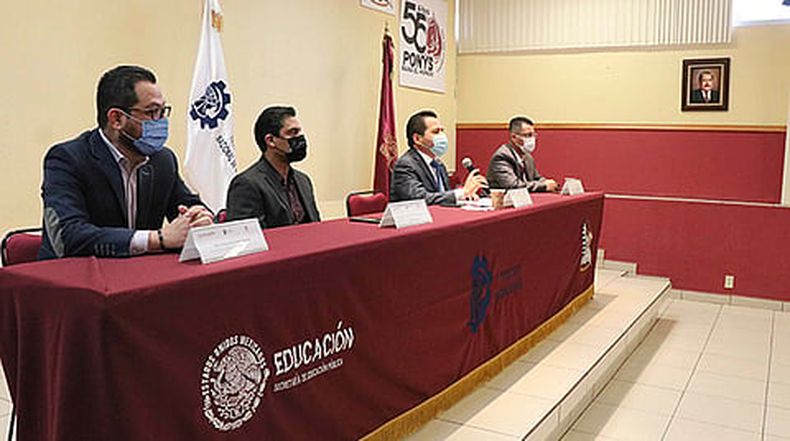 Autoridades del ITM expresaron la importancia de realizar esta actividad porque permite un vínculo directo entre la población estudiantil con el sector empresarial (Foto Cortesía)