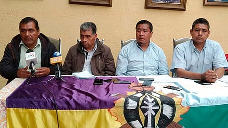 Pobladores de Nahuatzen advirtieron que saldrán a las calles a manifestarse si no se respetan a comunidades (Foto: Guadalupe Martínez)