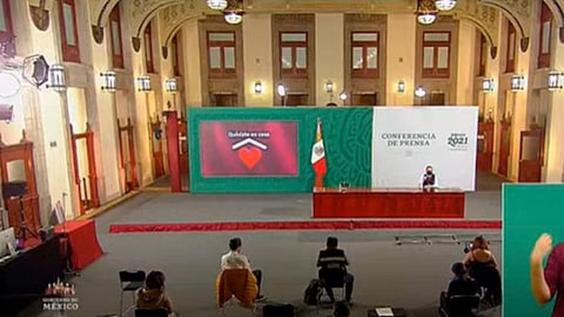 En México se tienen contemplados 106 mil 723 casos activos de Covid-19 (Foto: captura de fotograma Youtube @Gobierno México)