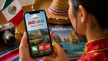 Tras ocho años, México regresa a redes sociales chinas para impulsar el turismo