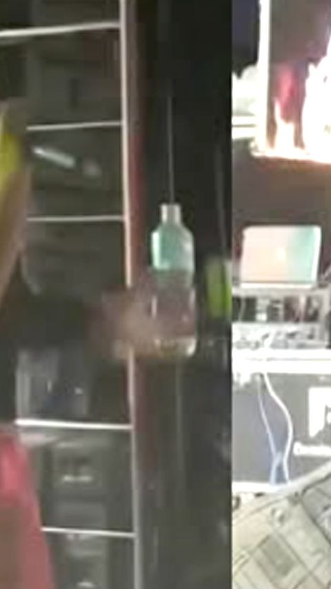 Soraya Nieto sufrió cortes y una herida que requirió sutura luego de que una botella de vidrio impactara en su rostro durante un show. FOTO: CAPTURA DE VIDEO