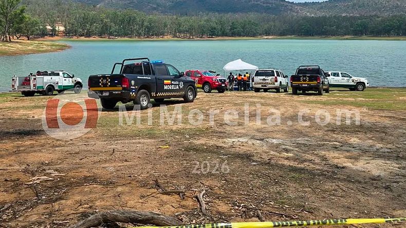 Corporaciones de emergencia municipales realizaron el rescate de los cuerpos en la presa de Cointzio RED113