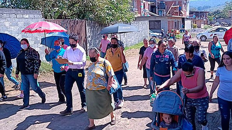 Con tal recorrido las autoridades pudieron ver por ellos mismos las condiciones en las que viven las familias uruapenses más pobres