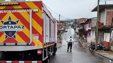 domicilios afectados con ingreso de agua tras tormenta electrica en uruapan: proteccion civil