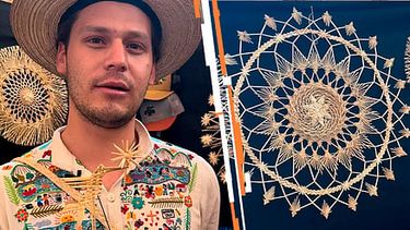 misael barriga, el artesano de popotillo que esta presente en la k?uinchekua