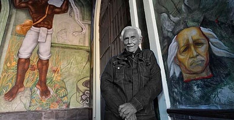 Su obra mantuvo el enfoque social del muralismo
