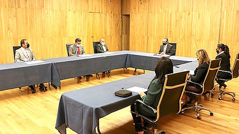 El pleno del Consejo acompañó a Octavio Aparicio Melchor a la ponencia que le corresponde, en donde fue presentado (Foto Cortesía)