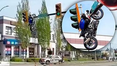 Cámaras captaron el momento exacto del accidente