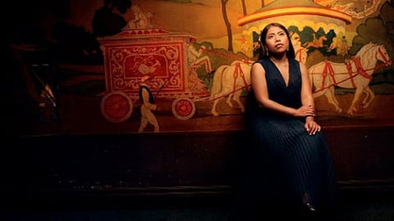 La oaxaqueña no ha parado de viajar desde el estreno de Roma (Foto: @VanityFair)