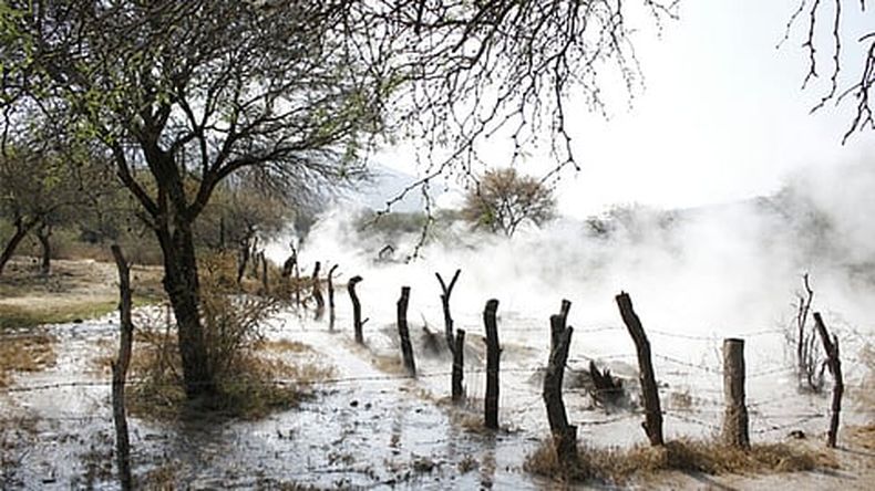 Mientras científicos creen el géiser se debe a una falla geológica, los habitantes de San Agustín creen fue provocado (Foto: ACG)