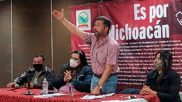 El alcalde de Pátzcuaro se ve entre los cuatro perfiles que la Comisión Nacional de Elecciones de Morena designará para que sean encuestados (Foto: Sayra Casillas)