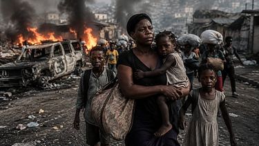 Violencia en Haití deja desplazados y agrava crisis humanitaria