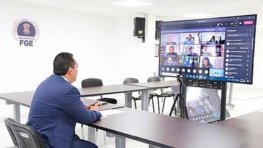 El fiscal general expuso que la tarea de investigación y persecución de los delitos, requiere conocer el estado en el que se encuentra cada área de la institución (Foto Cortesía)