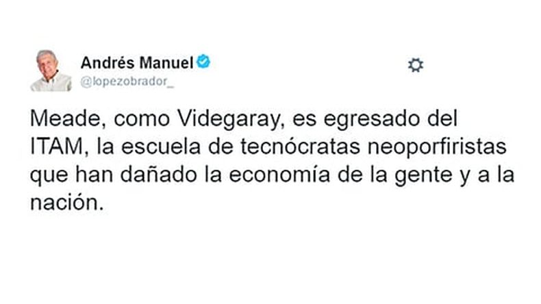 Publicación que causó controversia entre los usuarios de Twitter