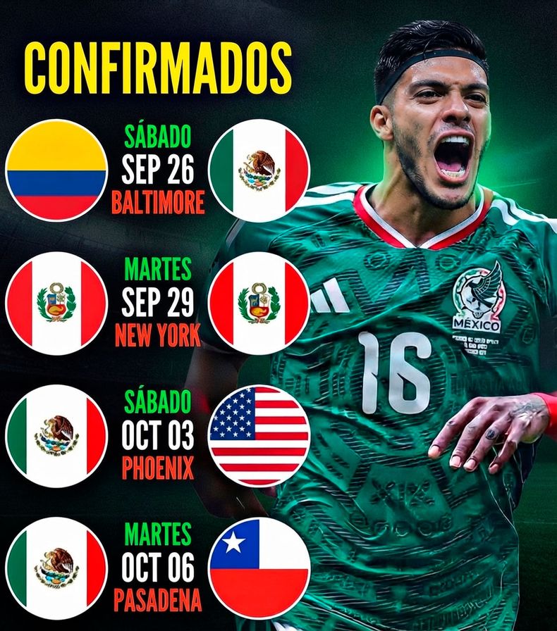 Los cuatro encuentros servirán como punto de partida para el nuevo proceso de la Selección Mexicana rumbo a futuros desafíos Los cuatro encuentros servirán como punto de partida para el nuevo proceso de la Selección Mexicana rumbo a futuros desafíos