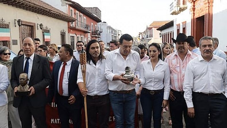 Raúl Morón destacó en el país han existido dos grandes hombres que han luchado por el petróleo, Cárdenas del Río y Cuauhtémoc Cárdenas Solórzano (Foto: Cortesía)