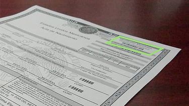 El acta tramitada vía internet se valida leyendo el código QR que se encuentra en la parte inferior izquierda o verificando su identificador electrónico (Foto Cortesía)