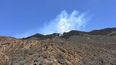 fuego consume pinos y pastizales en area natural protegida de baja california